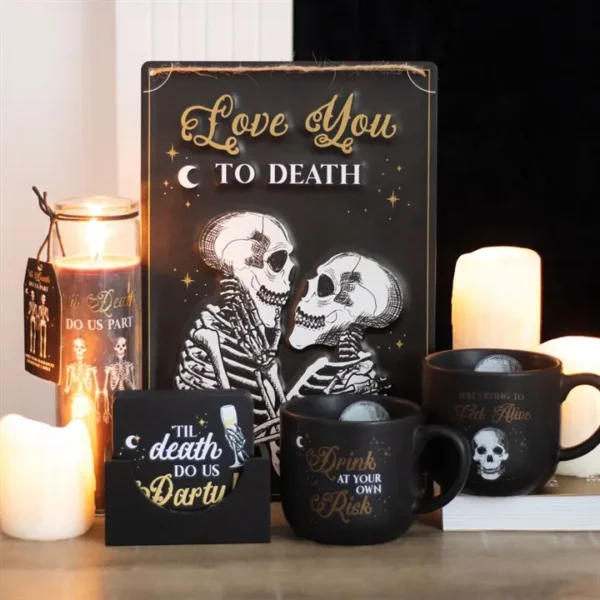 S03723356_15 Til Death Do Us Part Amber Noir Tube Candle