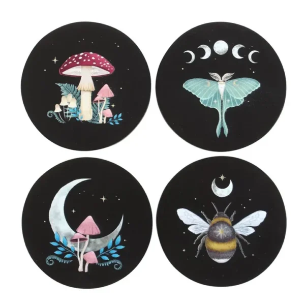 S03723413_0 Dark Forest Coaster Set