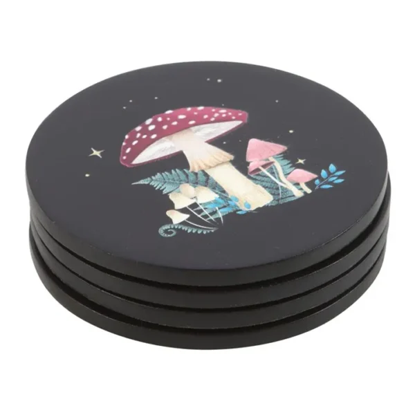 S03723413_12 Dark Forest Coaster Set