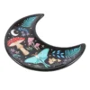 S03723431_12 Crescent Moon Dark Forest Print Trinket Dish