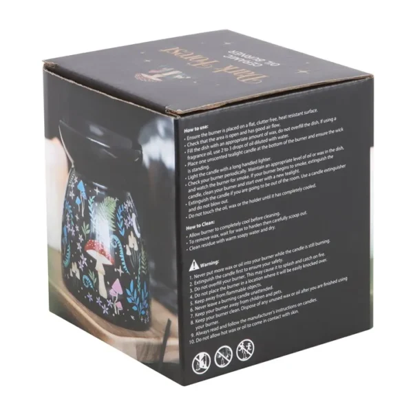 S03723443_16 Dark Forest Print Oil Burner