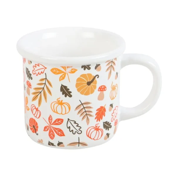 S03723493_13 Autumn Leaves and Pumpkins Mug