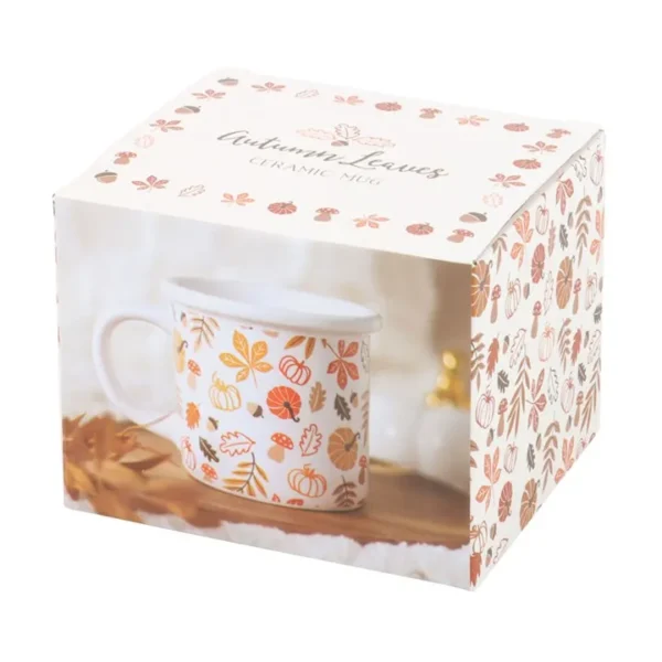 S03723493_14 Autumn Leaves and Pumpkins Mug