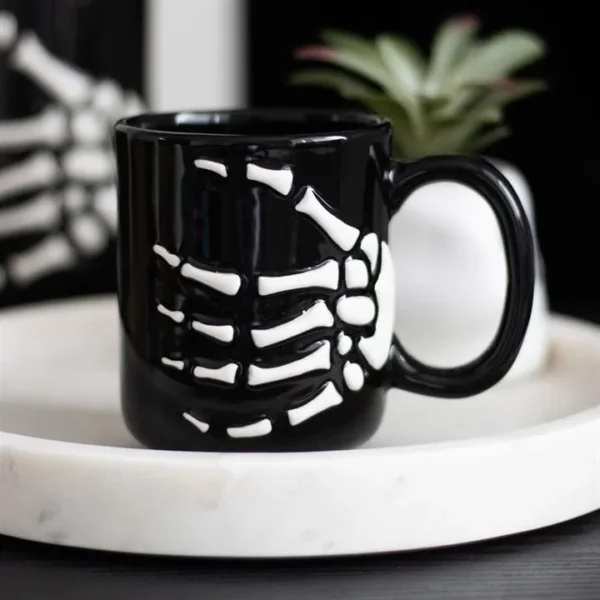 S03723572_16 Skeleton Hand Mug