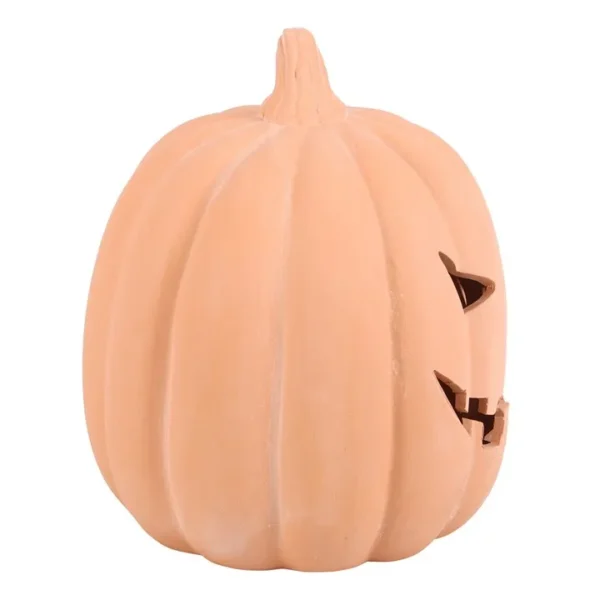 S03723583_14 22cm Terracotta Pumpkin Ornament