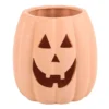 S03723591_0 25cm Terracotta Cut Out Pumpkin Decoration