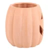 S03723591_12 25cm Terracotta Cut Out Pumpkin Decoration