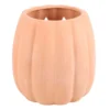 S03723591_13 25cm Terracotta Cut Out Pumpkin Decoration