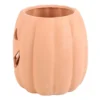 S03723591_14 25cm Terracotta Cut Out Pumpkin Decoration