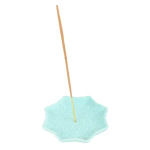 S03723748_0 Blue Mandala Incense Stick Holder