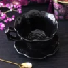 main-102.webp Black Rose Teacup and Saucer