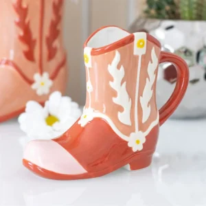 main-112.webp Pink Cowboy Boot Shaped Mug