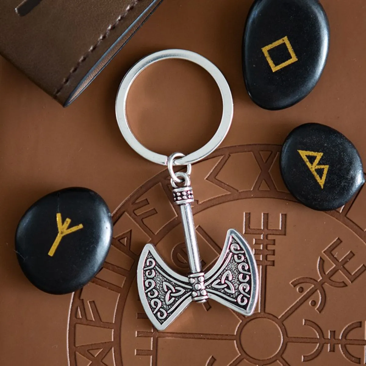 main-218 Keyring Axe Shaped