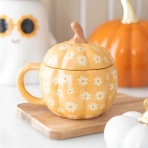 main-359.webp Groovy Floral Pumpkin Lidded Mug