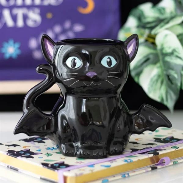 main-367.webp Cute and Creepy Bat Cat Mug