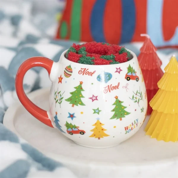 main-372.webp Nostalgic Christmas Print Mug and Socks Set