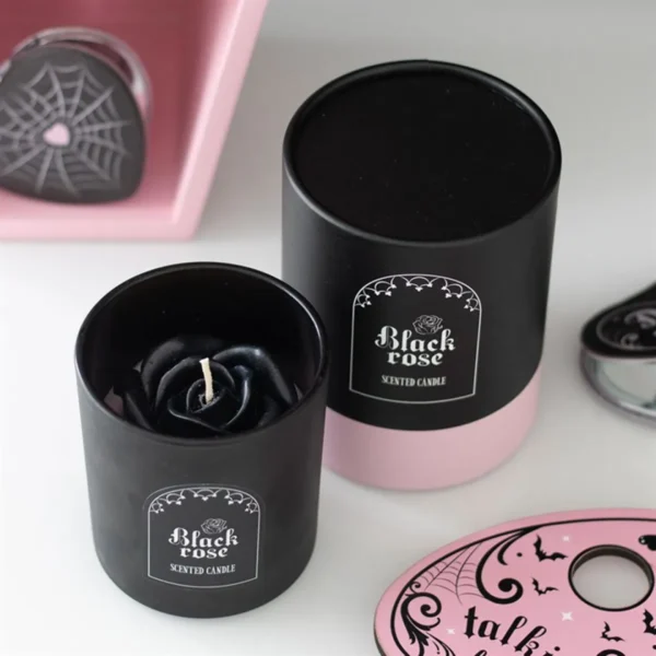 main-388.webp Black Rose Candle with 3D Roses