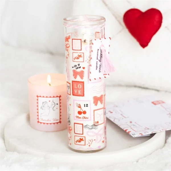 main-41.webp Valentine Postage Stamp Print Sparkling Rose Tube Candle