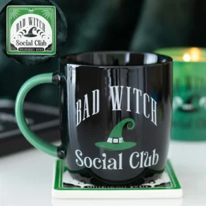 main-410.webp Bad Witch Social Club Mug and Coaster Set