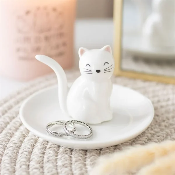 main-42.webp Sitting White Cat Face Trinket Dish