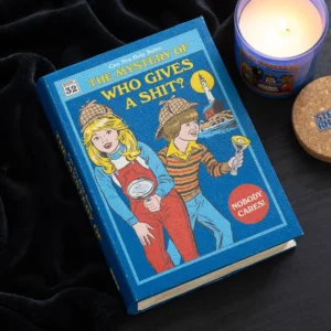 Who Gives a Shit Book Shaped Storage Box by Steven Rhodes
