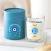 main-427.webp Under Watchful Eyes White Rose Candle with Crystals