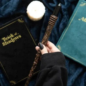 main-46.webp Thin Protection Black Obsidian Crystal Wand