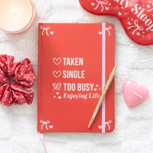 main-68.webp Single, Taken, Too Busy Enjoying Life A5 Notebook