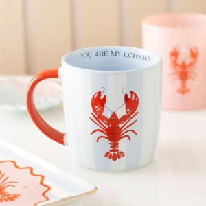 main-77.webp You Are My Lobster Striped Mug