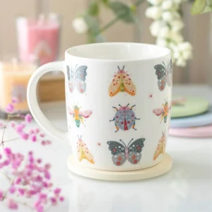 main-90.webp Floral Bug Print Mug