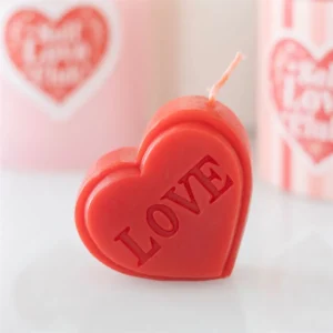 main-93.webp Red Love Heart Shaped Valentine's Day Candle