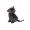 Plush Dragon Toy Velvet Fabric Dark Gray - Red Eyes & Wings Plush Grey Vampire Cat