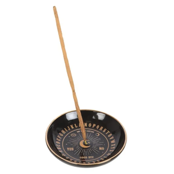 Black Talking Board Incense Holder 2 Black Talking Board Incense Holder