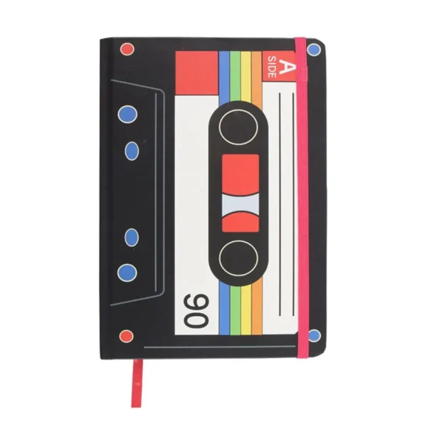 Retro Cassette Tape A5 Notebook 2 Retro Cassette Tape A5 Notebook