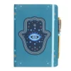 Hand of Hamsa A5 Notebook with Crystal Chip Pen 7 Hand of Hamsa A5 Notebook with Crystal Chip Pen
