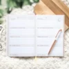Luna Moth Daily Reflection Journal and Clear Quartz Crystal Pen 8 Luna Moth Daily Reflection Journal and Clear Quartz Crystal Pen
