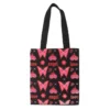 Flaming Butterfly Print Polycotton Tote Bag 7 Flaming Butterfly Print Polycotton Tote Bag