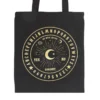 Black and Gold Talking Board Polycotton Tote Bag 5 Black and Gold Talking Board Polycotton Tote Bag