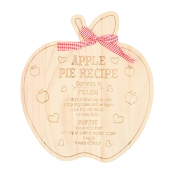 Apple Pie Recipe Serving Board 2 Apple Pie Recipe Serving Board