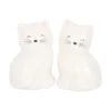 White Cat Shaped Salt and Pepper Shakers 6 White Cat Shaped Salt and Pepper Shakers
