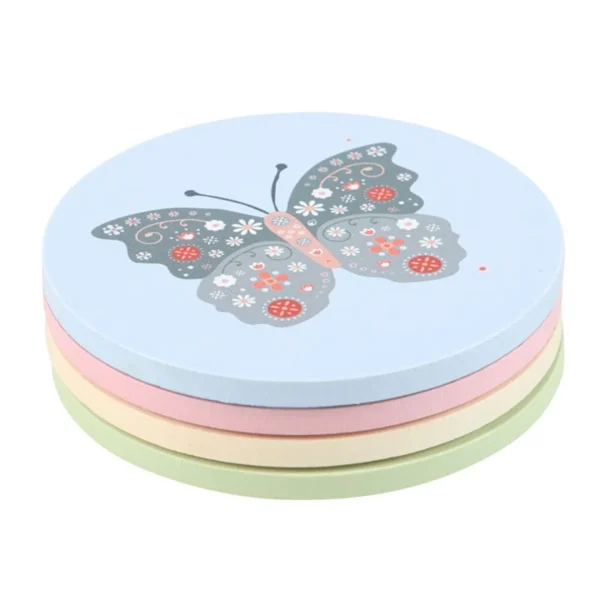 Floral Bug Coaster Set 3 Floral Bug Coaster Set