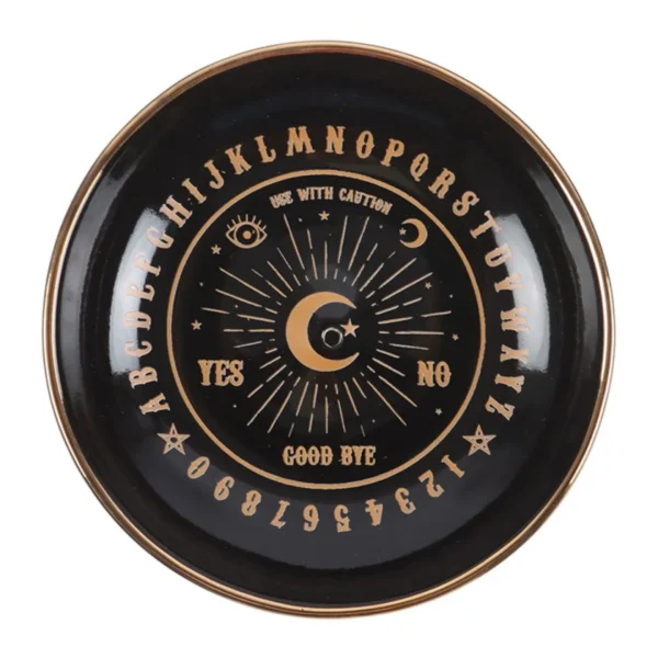 Black Talking Board Incense Holder 3 Black Talking Board Incense Holder