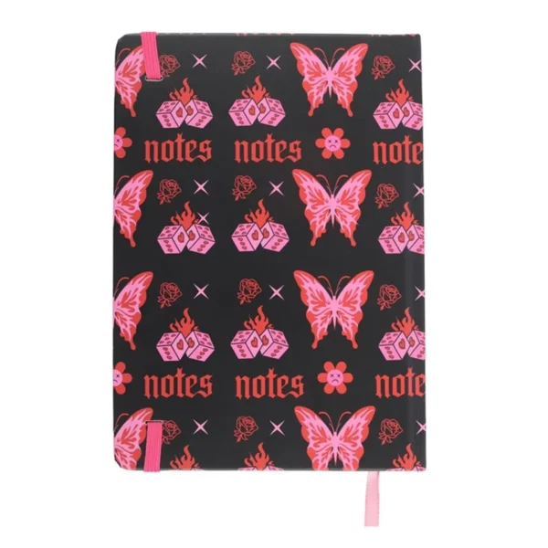Flaming Butterfly A5 Notebook