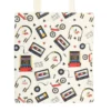 Retro 80s Print Polycotton Tote Bag 7 Retro 80s Print Polycotton Tote Bag