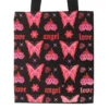 Flaming Butterfly Print Polycotton Tote Bag 8 Flaming Butterfly Print Polycotton Tote Bag