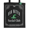 Bad Witch Social Club Polycotton Tote Bag with Pin Badge 8 Bad Witch Social Club Polycotton Tote Bag with Pin Badge