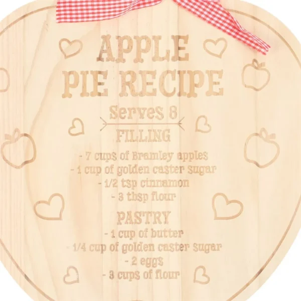 Apple Pie Recipe Serving Board 3 Apple Pie Recipe Serving Board