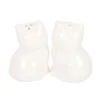 White Cat Shaped Salt and Pepper Shakers 7 White Cat Shaped Salt and Pepper Shakers
