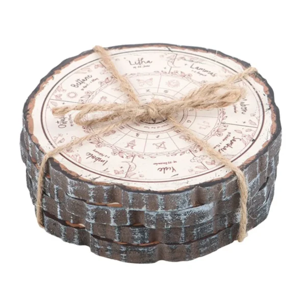 Wheel of the Year Coaster Set 4 Wheel of the Year Coaster Set