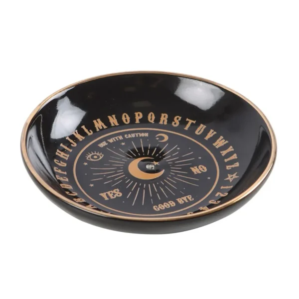 Black Talking Board Incense Holder 4 Black Talking Board Incense Holder